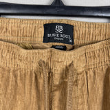 BRAVE SOUL LONDON Vintage Corduroy Shorts For Unisex Summer Loose Drawstring Versatile Middle Pant 2025 Fashion Casual Short Trousers